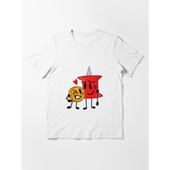 Children's T-shirt Cartoon bfdi coiny x pin T-shirt