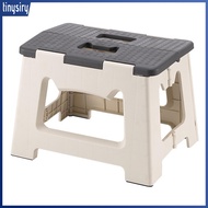 Thickened Material Stool Folding Chair Portable Folding Step Stool with Handle for Camping Fishing a