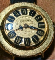 賣  寶齊萊BUCHERER  1960年代手上鏈機械腕錶(古董錶)