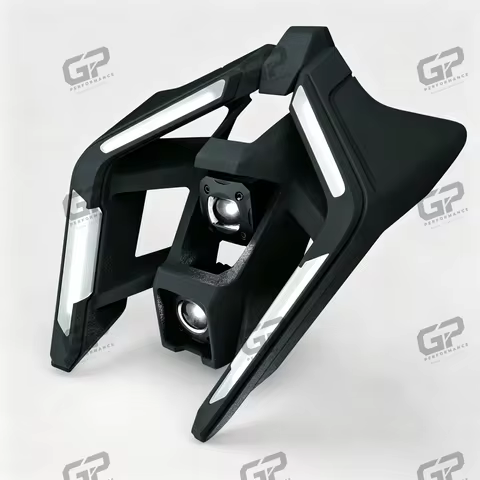 For KTM Duke250/390/790/890 Modified Asymmetrical Racing LED Headlight Assembly Upgrade To 1390 Supe