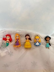 迪士尼 100週年 粒粒公仔 公主 美人魚 長髮公主 貝兒 愛麗絲 茉莉花主 Ariel Rapunzel Belle Alice Jasmine