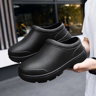 Chef waterproof shoes non-slip work shoes kitchen labor protection waterproof shoes oil-proof surgic