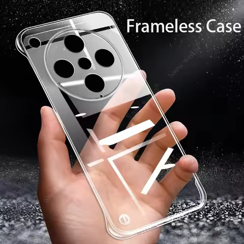 Frameless Slim Clear Transparent Plastic PC Hard Case For Oppo Find X8 X7 X6 X5 X3 Pro Ultra X8S Plu