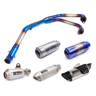 Yamaha R25 V1 V2 MT25 Tyrants Exhaust Header Straight Blue