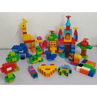 Preloved Lego duplo 10557 Giant Tower Building Block 200pcs