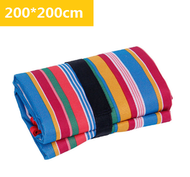 全城熱賣 - 便攜防水加厚野餐墊沙灘墊（彩紅條）（200*200cm）