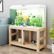 Solid wood fish tank shelf fish tank base pine wood shelf fish tank rack shelf