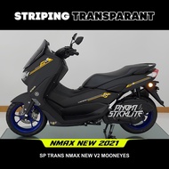 NEW NMAX STRIPING STICKER TRANSPARENT NMAX NEW MOONEYES SP TRANSPARAN NMAX NEW V2 cutting