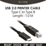 USB Type C to Type B (Printer) Cable 1.0m