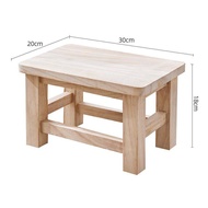 Benelux Full Solid Wood Mini Stool Living Room Adult Retro Shoe Replacement Tea Table Stool Children