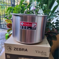 Zebra pot 28x20cm 171346 Vitalux Infinity 3-Bottom Stainless Steel Imported From Thailand High Quality