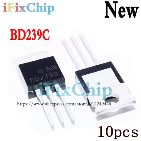 10Pcs BD239C TO-220 BD239 Brand New