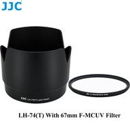 JJC LH-74(T) เลนส์ฮูด ET-74อะไหล่สำหรับ Canon EF 70-200Mm F4L เป็น USM เลนส์ USM & Canon EF 70-200Mm