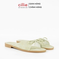 Cillie Women's Beach Flat Sandals Mixed with Suede Anti-Slip Soles Summer Collection 2026