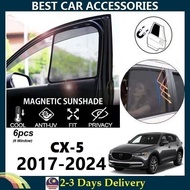 Mazda Cx5 Cx-5 2017-2025 Strong Magnetic Sunshade [6 pcs]