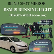 TOYOTA WISH 2009-2017 BSM BSD & RUNNING LED MIRROR