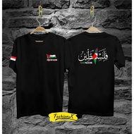FASHION Kaos Pria Distro Arab Save Palestina Bandung Original Murah/Baju Oblong Katun 30s TEE S-5XL