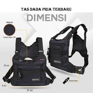 Tas Dada Pria Terbaru 2022 Anti air Tas Depan dada Tactical  Army Murah Tas Holder Hp Motor Waterfoo