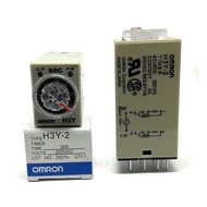 ถูกสุด ทามเมอร์ H3Y-2 OMRON ไฟ220VAC มี3S  10S  30S  60S 5M  10M  30M  60M ร้านส่งจาก กทมในไทย ของแท