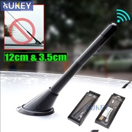 3.5cm/12cm Mini Car Short Carbon Radio Aerial Antenna For Fiat Punto Bravo VW Polo Renault Clio Coop