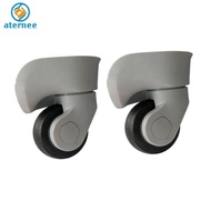 [Aternee] 1 Pair A08 Luggage Wheels Silent Replacement Premium Spare Parts Practical Easy Installati