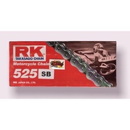 Chain 525-120 Links Black (Steel Color) No O-Ring RK