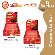 [Jack ‘n Jill CLOUD 9] Bar Coklat Crispy Krunch 32g | Coklat Berperisa Biskut Pretzel / Hazelnut