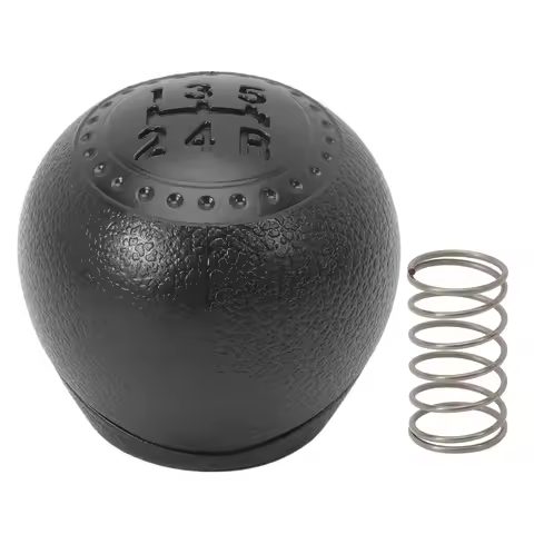 5-Speed Black Gear Knob for Fiat Punto 188 1999-2012 for Iveco/Airen models 2004-2011 with Return Sp