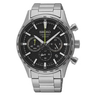 [Powermatic] Seiko Chronograph SSB413 SSB413P1 Quartz Stainless Steel Black Dial Analog Men's Watch