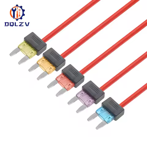 32V Mini ATM APM Blade Simple Safety Device 3A 5A 10A 15A 20A Car Fuse Holder Add-a-circuit TAP Adap