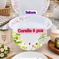 🔥HOT OFFER CLEARANCE STOCK 🔥 Corelle 6 pcs sakura/provence garden 🔥