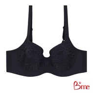 Bme เสื้อชั้นในซ่อนโครง Level 1 ฟองบาง รุ่น ME1K40 สีดำ/สีนู๊ด/สีโอวันติน (แนะนำเลือกไซซ์เป็น INT