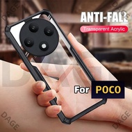 COD For POCO C75 2024 Acrylic Clear Phone Case for Xiaomi Poco C75 C 75 75 C65 C61 C 61 Poco C61 C75