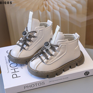 RIQOS Fashionable British Style Children's Cotton Boots - Available in Malaysia