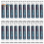 20Pcs Metal Internal Flex Frames Kiss Clasp Kiss Lock Purse Frame Silver