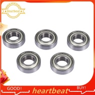 [Hot-Sale] 6002Z 15 x 32 x 9 mm shielded metal ball bearings 5 pcs, Silver