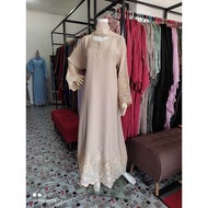 [READY STOCK MALAYSIA] ABAYA DIANA RENDA BERSULAM CANTIK. ABAYA JEDDAH CANTIK.