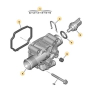 Cooling 1336Z0 9807218980 Engine Thermostat Assembly for 307 206 301 207 Elysee C4 Auto Pro Zone