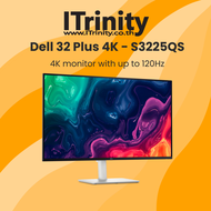 Dell S3225QS 32 Plus 4K Monitor เดลล์ จอมอนิเตอร์ 31.5 นิ้ว 99% sRGB รับประกัน 3 ปี On-site