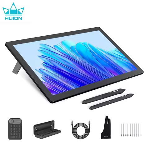 Huion Drawing Tablet Kamvas Pro 19 4K Touchscreen 96% Adobe RGB 18.4" Monitor with 16K Pressure PenT