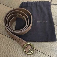 Bottega Veneta BV 啡色皮帶 green belt