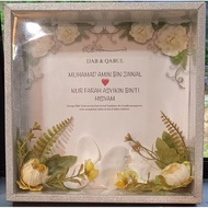 Frame Mas Kahwin Siap Gubah (Kotak kertas)