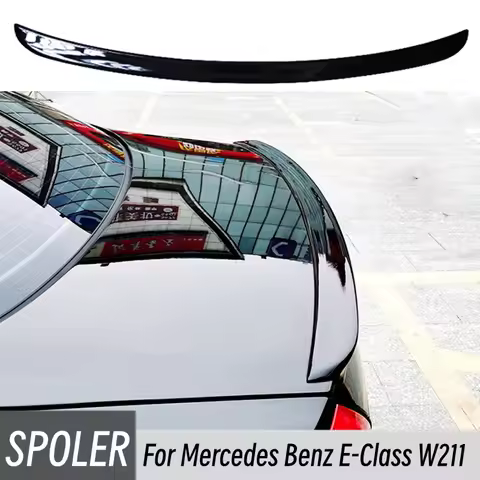For 2002-2009 Mercedes Benz E-Class W211 E180 200 260 300 320 240 230 280 35 Rear Trunk Lid Car Spoi