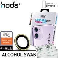 Hoda Sapphire Lens Protector for iPhone 11 - 2 pcs ( Yellow ) + FREE 1pcs alchohol swab