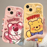 Happy Winnie the Pooh Phone Case For Samsung Galaxy S25 Ultra S25+ S24 FE A36 A16 A06 M35 F15 M15 A5
