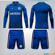 Unique Chelsea Blue S04 - Long Sleeve Soccer Shirt - New High Quality Men's and Women's Soccer Sport