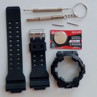 GA700 Strap & Bezel Replacement GA700 GA 700 GA710 MATTE BLACK