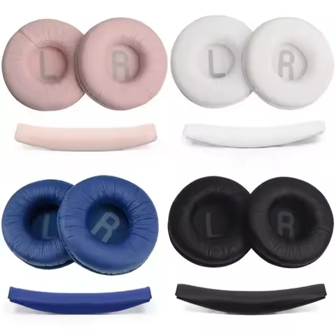 1Set Earpads Replacement Ear Cushions Pad Covers Top Headband For JBL T450BT T500BT Tune600 660 510B
