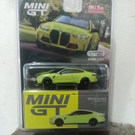 Mini GT/468 bmw M4 Competition G82 San Paulo Yellow (Blister) - Free Protector