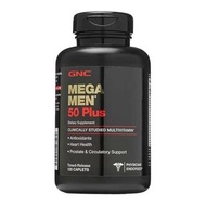 美國GNC MEGA MEN° 50 Plus健安喜50+中老年男士綜合multivitamin復合維生素120片